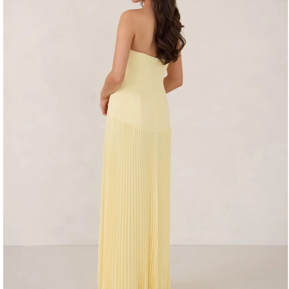 Park & Fifth Strapless Yellow Wedding Dress